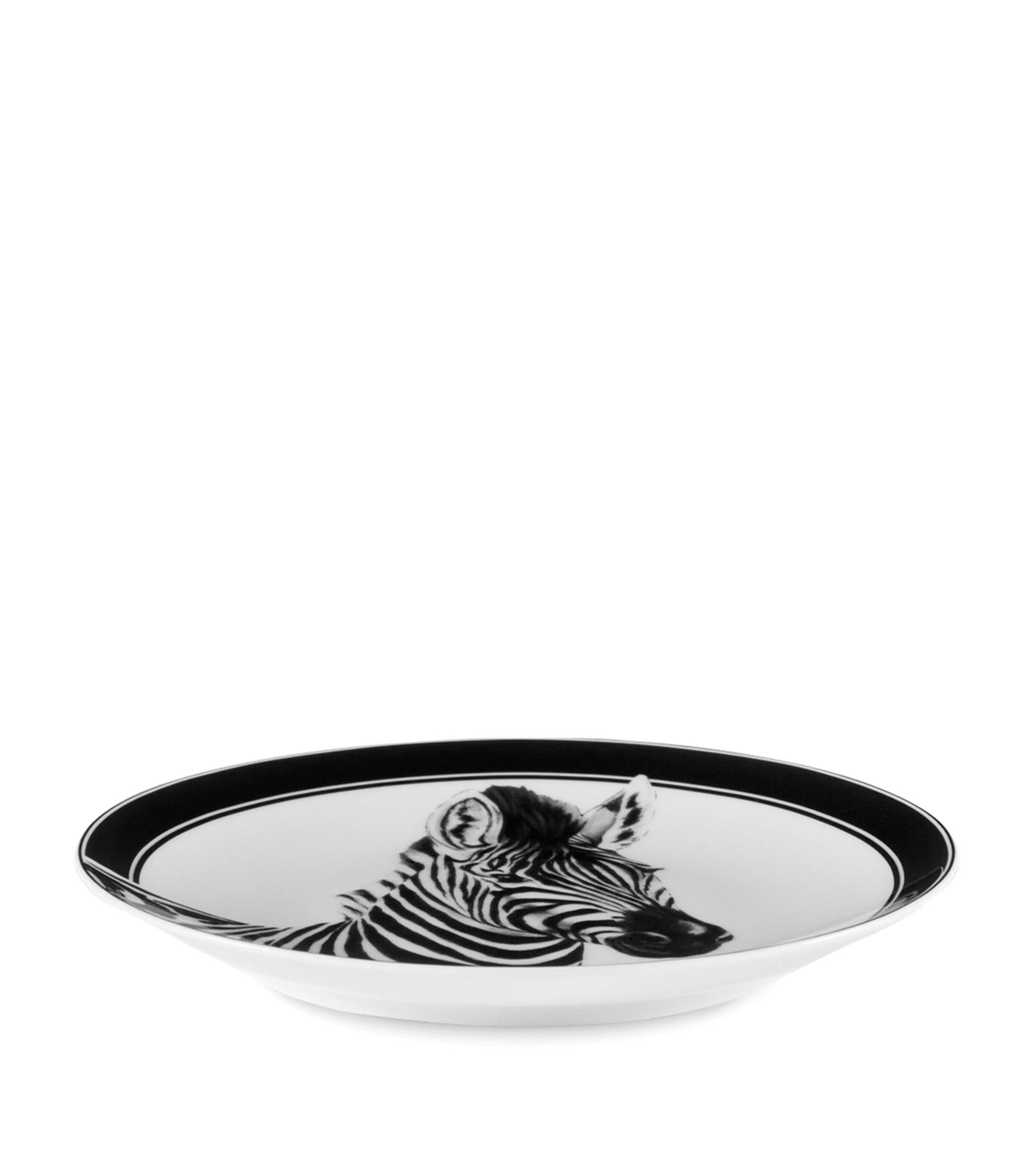 Set of 2 Zebra Bread Plates (17cm)