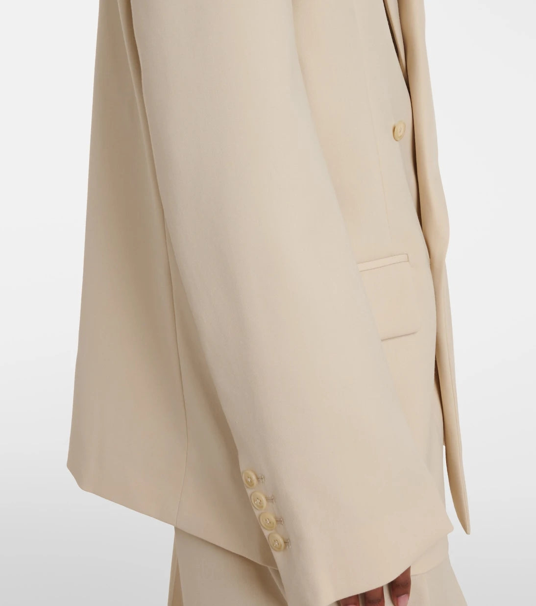 The Frankie Shop - Newark double-breasted cotton blazer