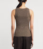 Wool-Cashmere Sweater Tank Top HAZELNUT BROWN