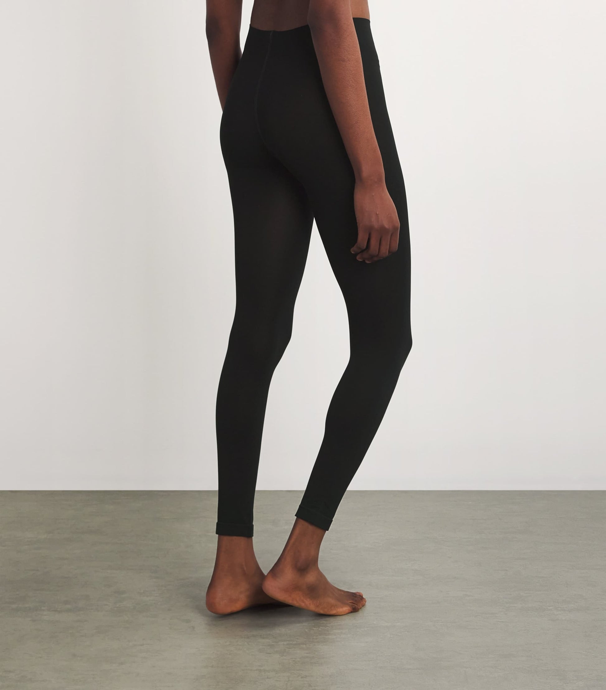 Falke Black Pure Matte 100 Leggings