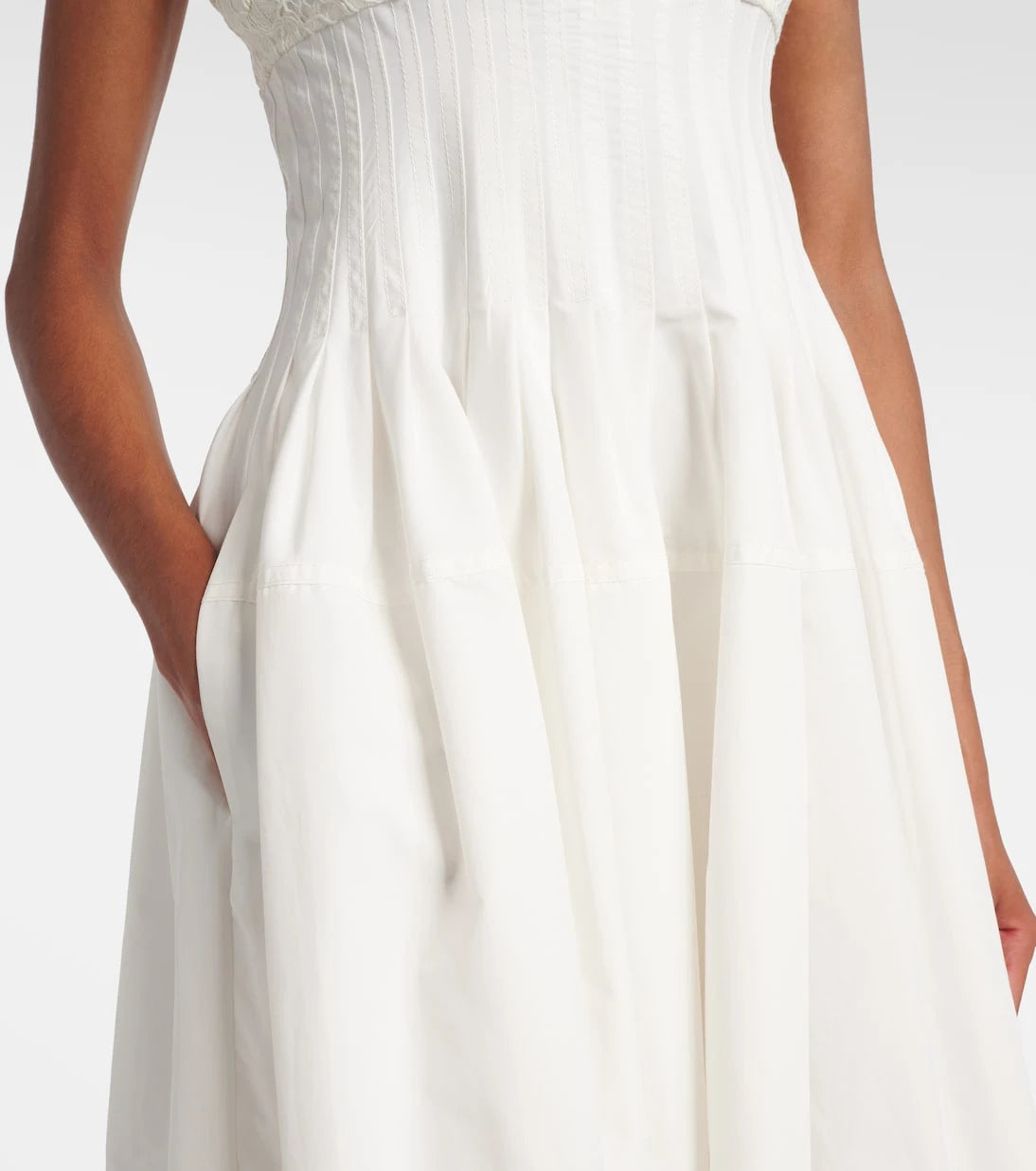 Simkhai - Lilianna cotton-blend midi dress