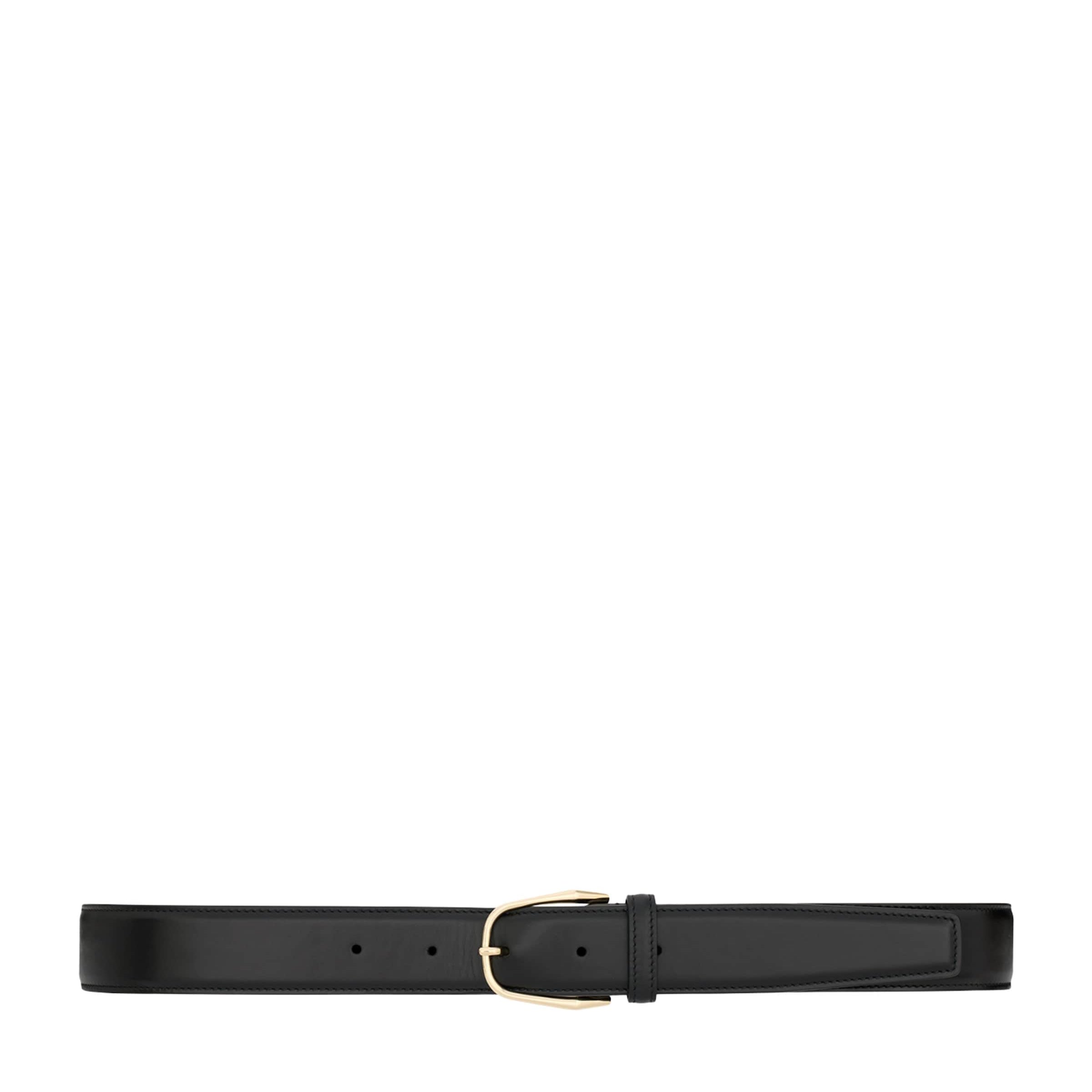 Black Leather Belt