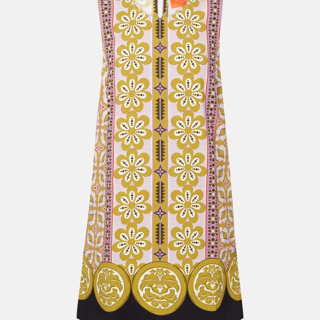 La DoubleJ - Stretch Tunic printed satin minidress