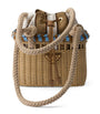 Prada Neutral Mini Wicker Bag