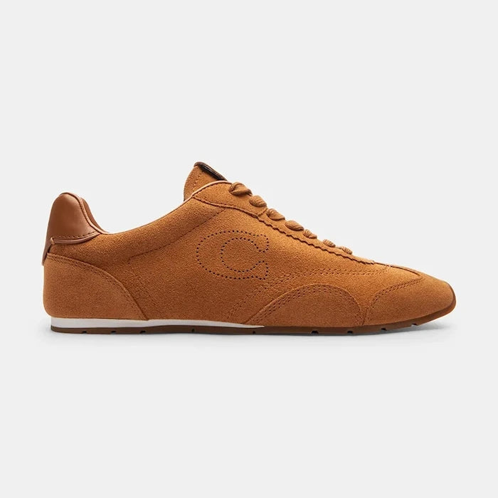 Велурени маратонки Coach Flat Sneaker
