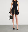 Balmain Wool Zipped Mini Dress