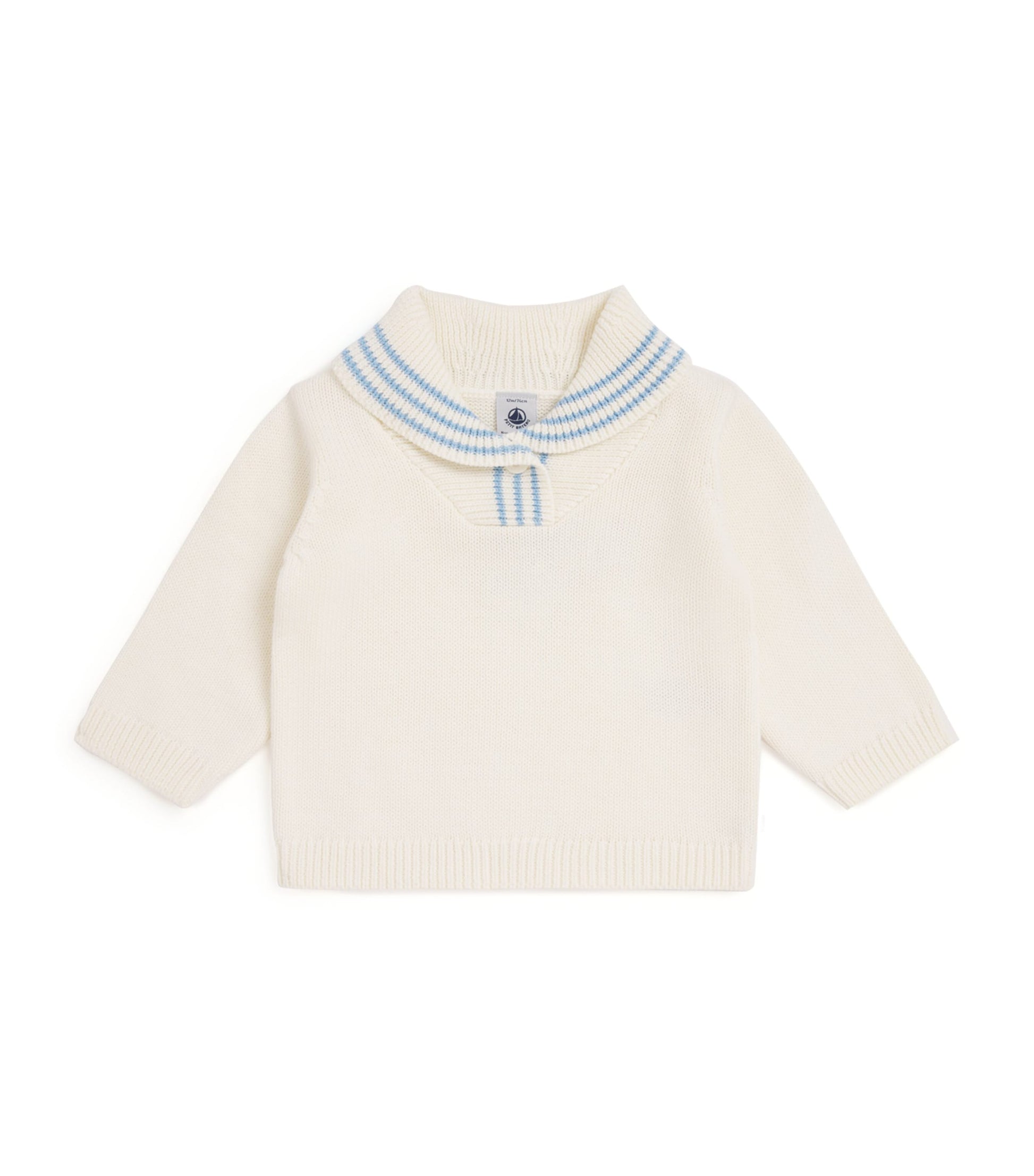 Petit Bateau Cotton Stripe Sweater (6-24 Months)
