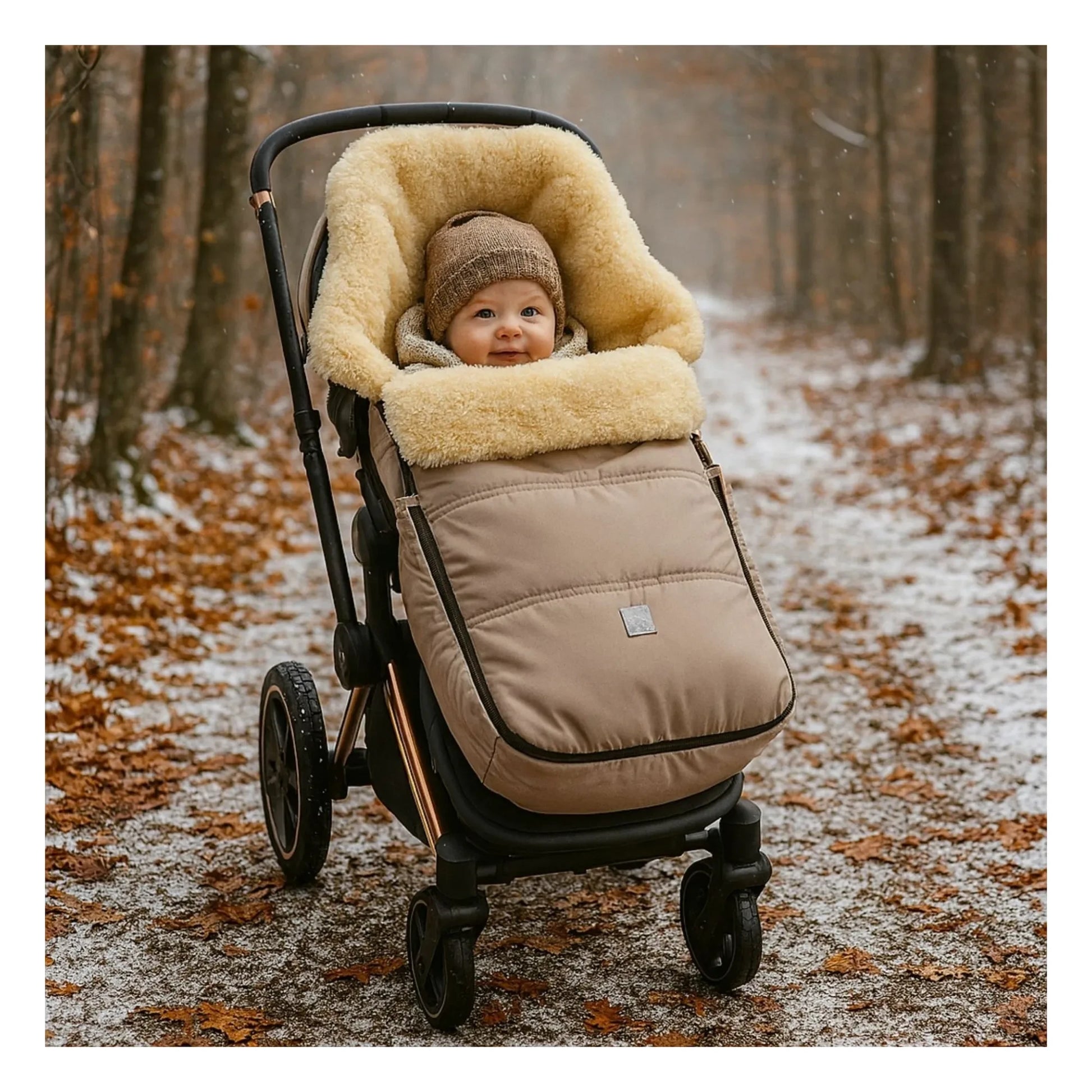 Kaiser - Dublas 2.0 universal lambskin footmuff | Beige