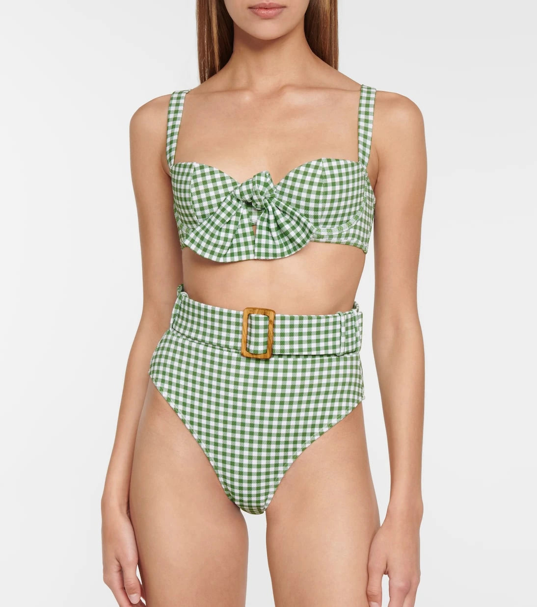 Alexandra Miro - Clara gingham bikini top