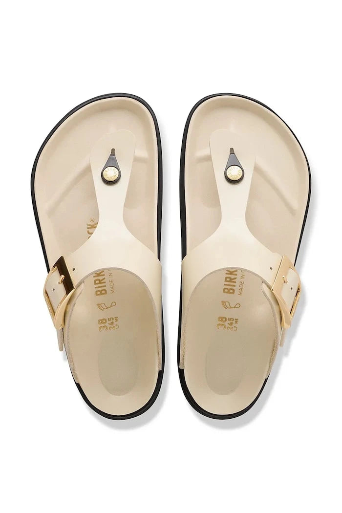 Кожени джапанки Birkenstock Gizeh Droplet Buckle