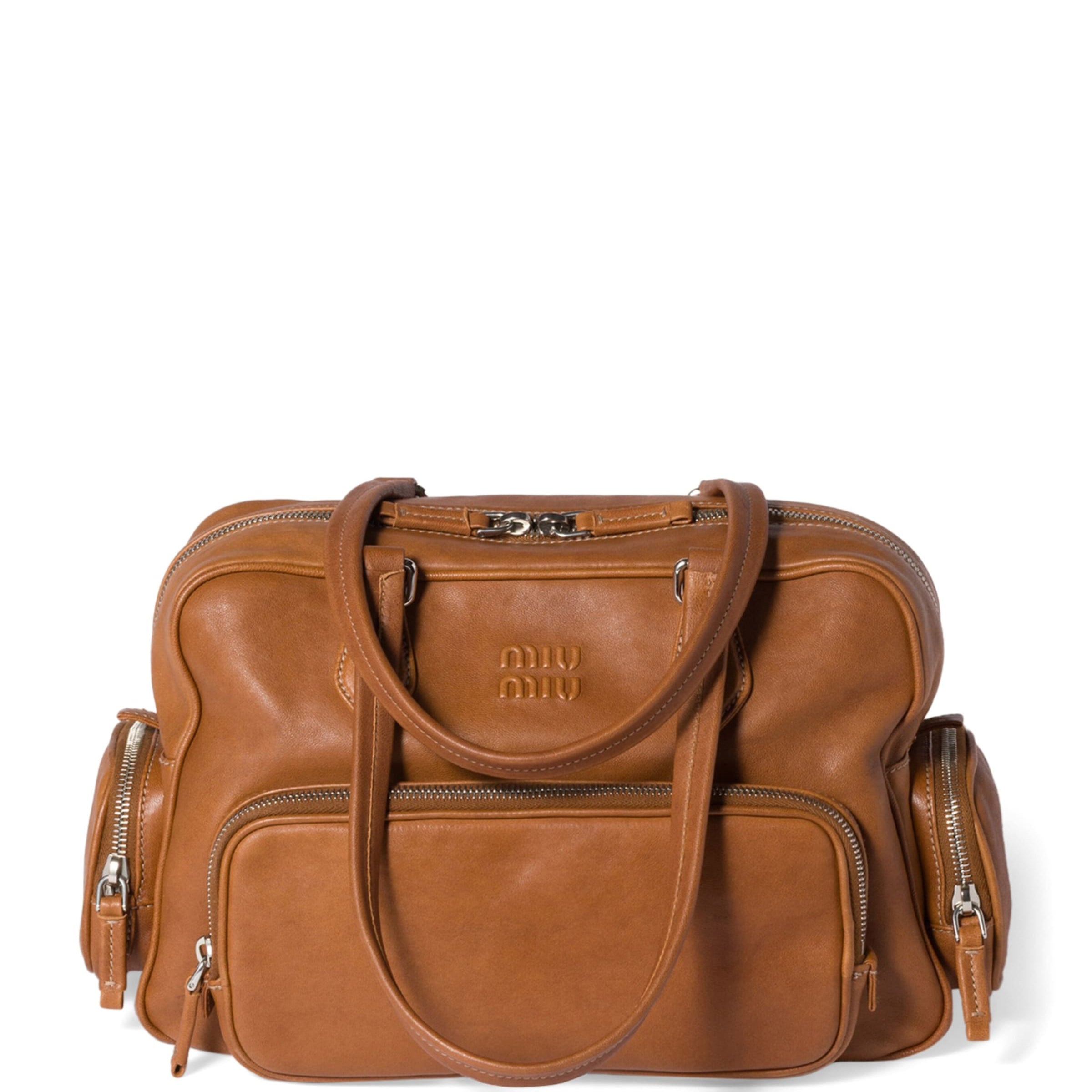 Nappa Leather Top-Handle Bag
