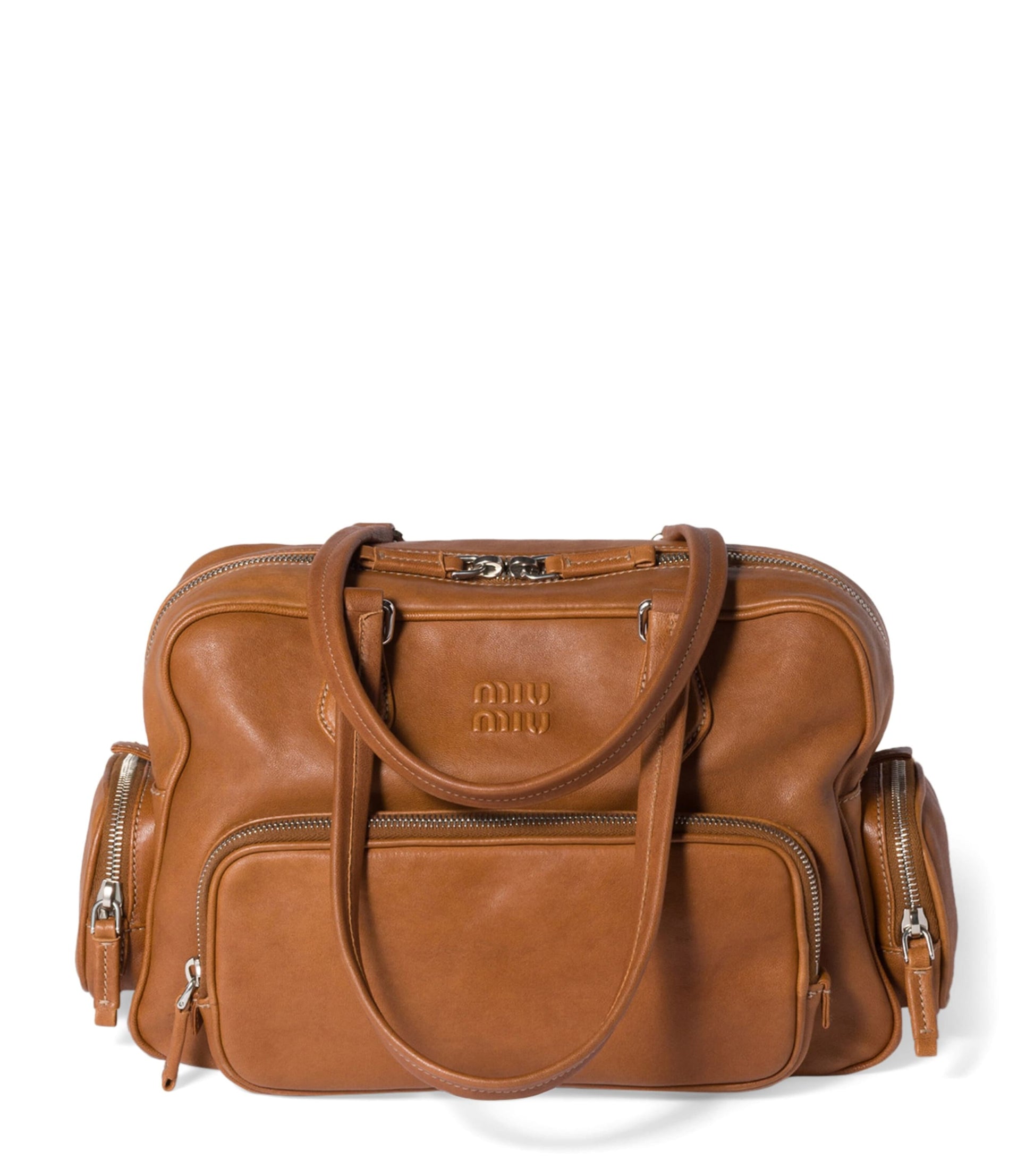 Nappa Leather Top-Handle Bag