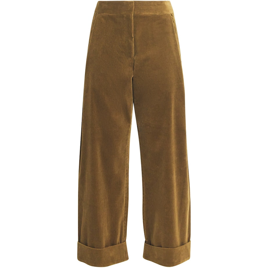 Green Corduroy Clever Trousers