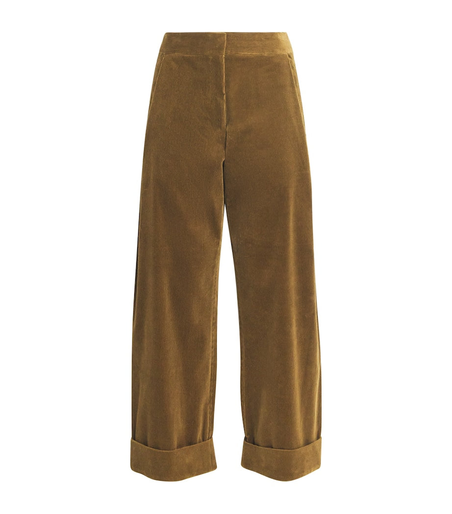 Green Corduroy Clever Trousers