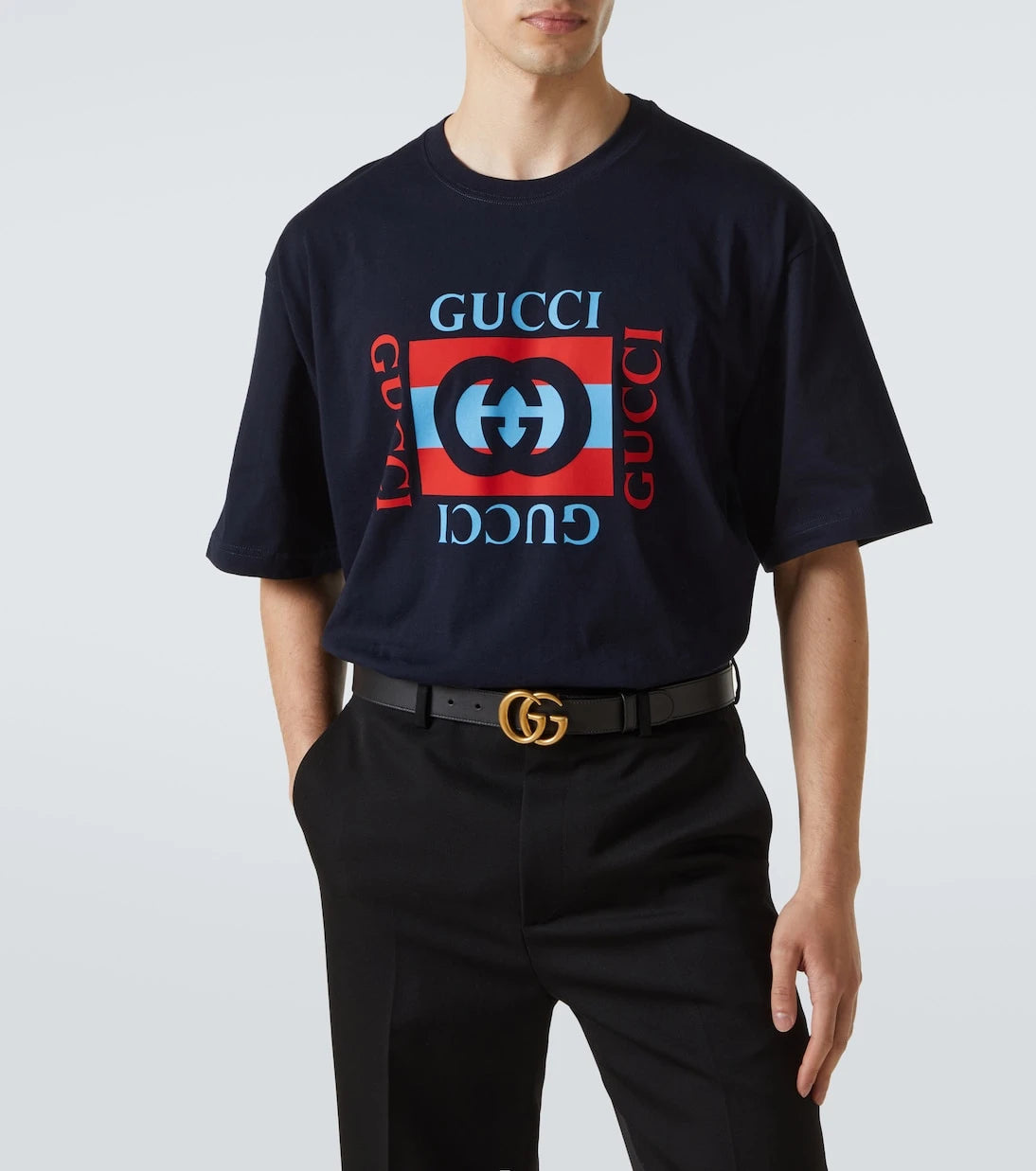 Gucci - Logo cotton jersey T-shirt