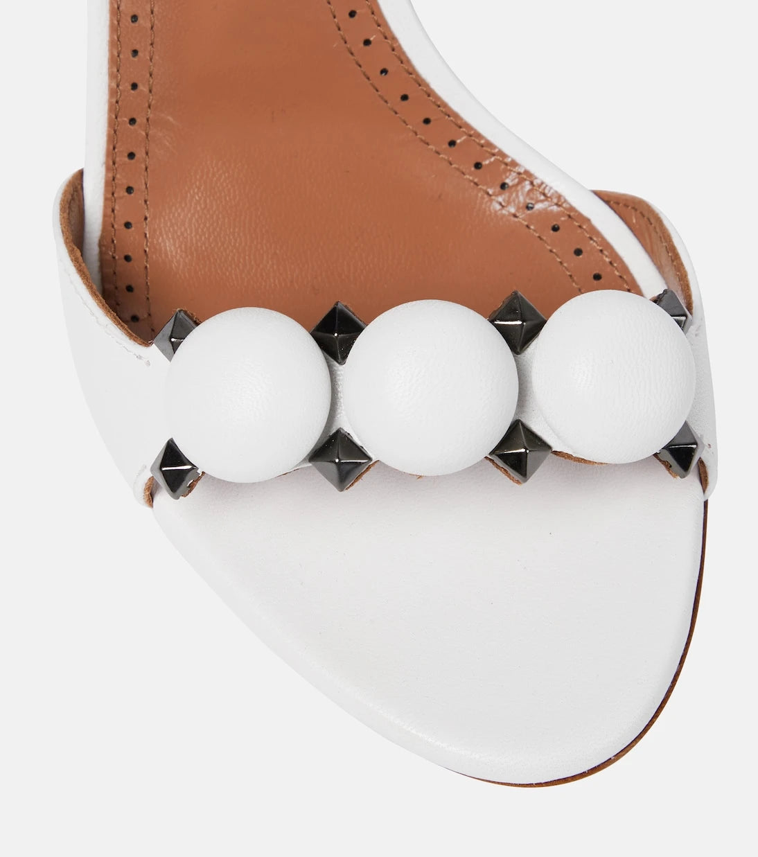 Alaïa - La Bombe 90 leather sandals