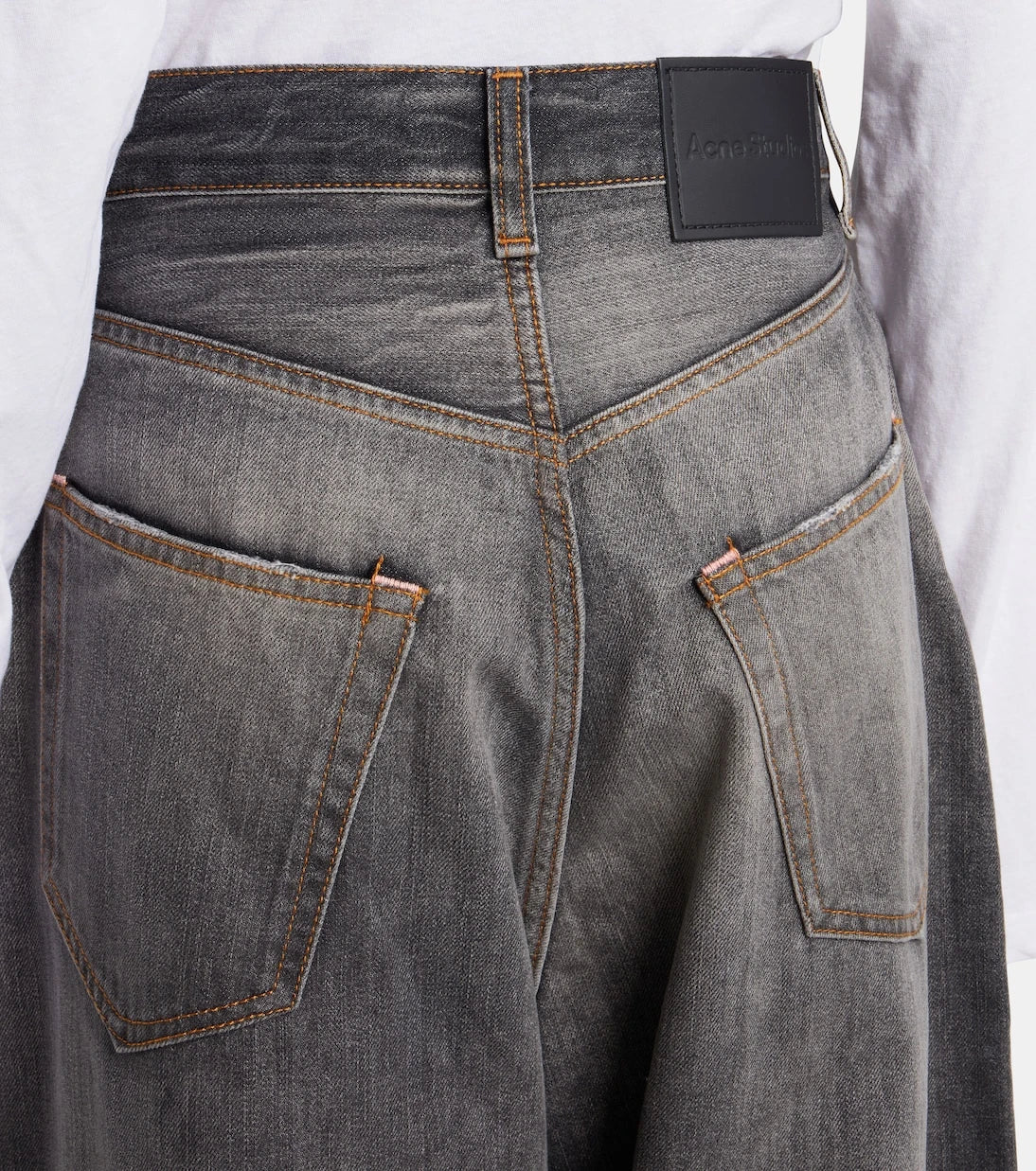 Acne Studios - 2023 distressed wide-leg jeans