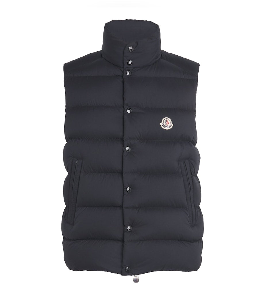 Moncler Black Down Tibb Padded Gilet