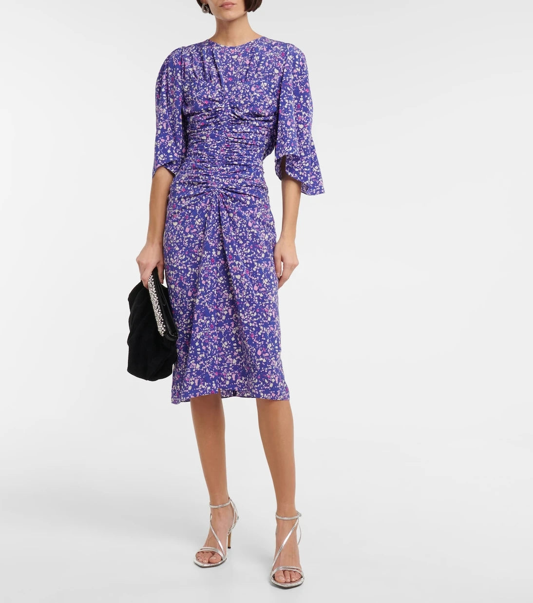 Isabel Marant - Lurner silk-blend midi dress