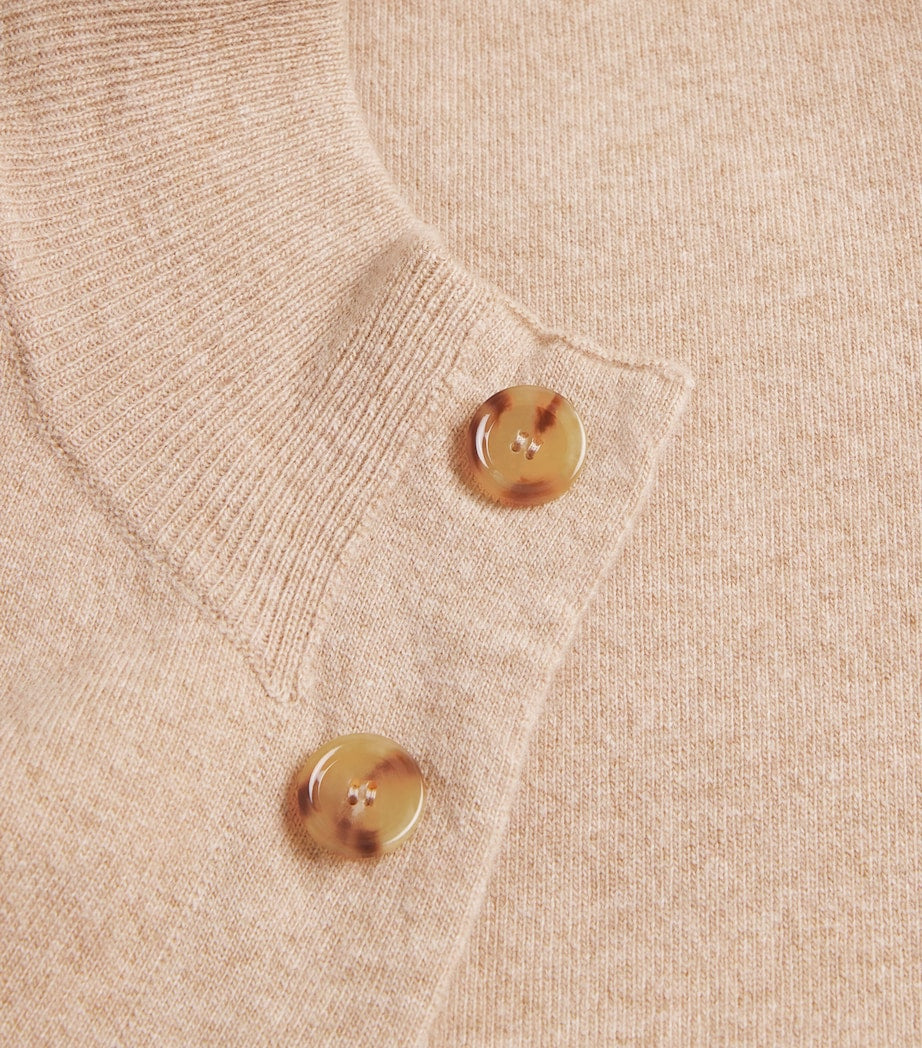 Lardini Wool-Blend High-Neck Cardigan