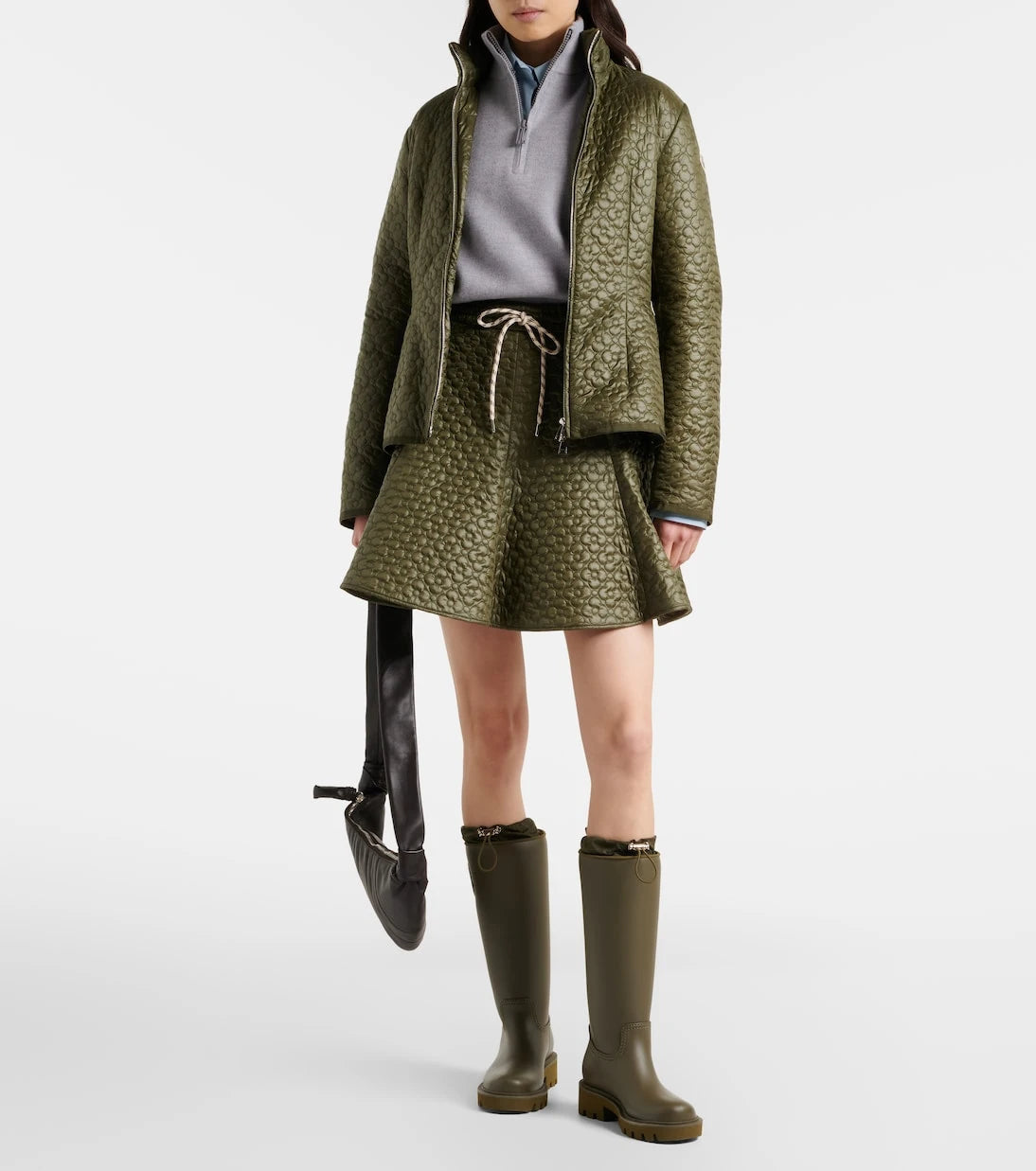 Moncler - Geranium quilted down jacket