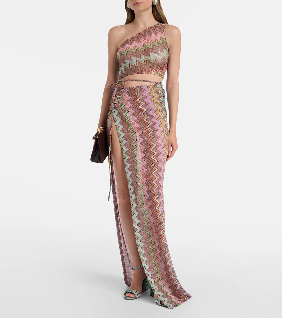 Missoni - Julia Zigzag lamé wedges