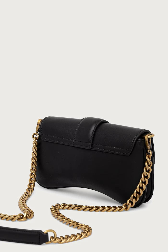 Just Cavalli suni deri kadın crossbody çanta