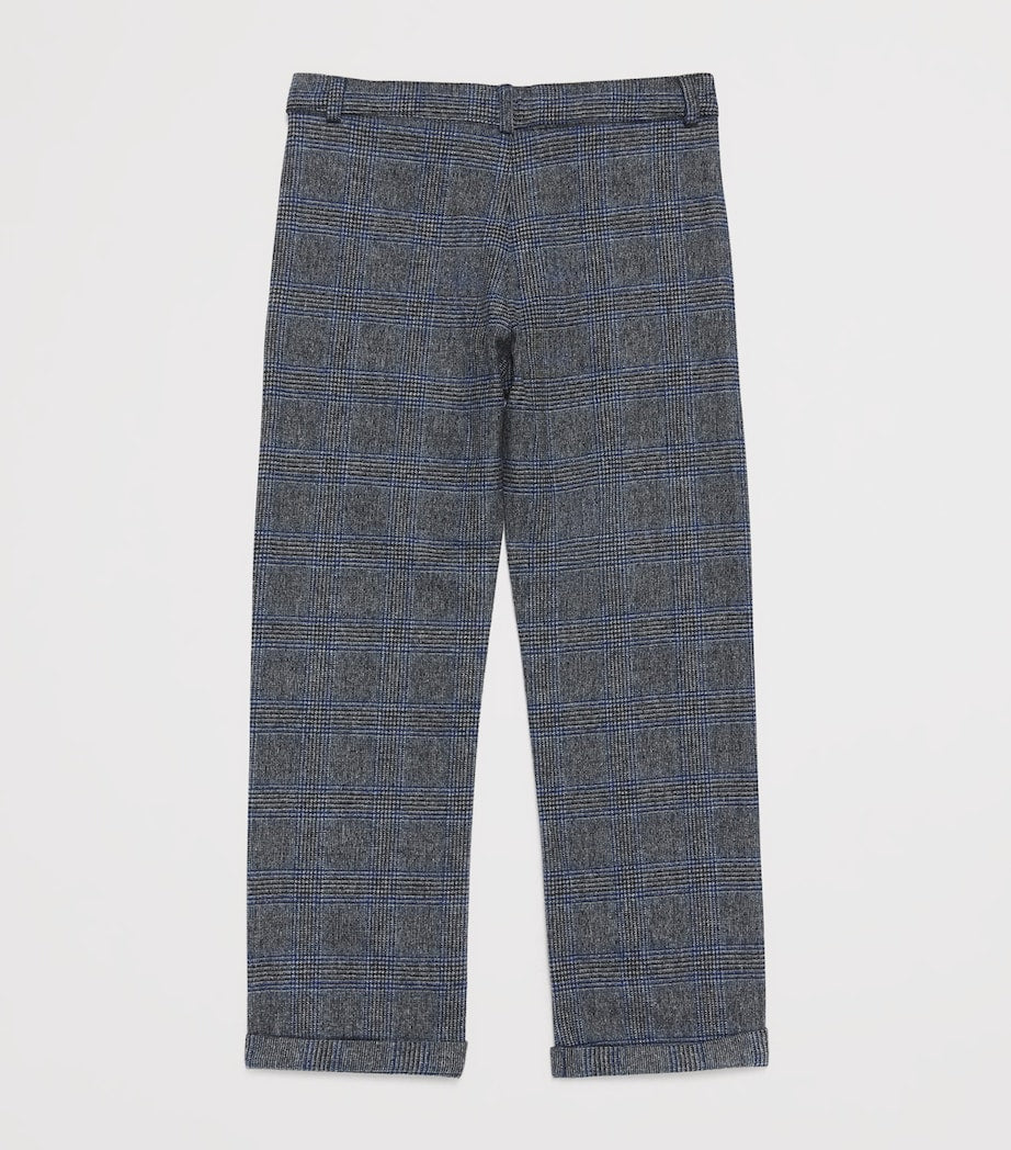Wool-Blend Check Trousers (5-12 Years)