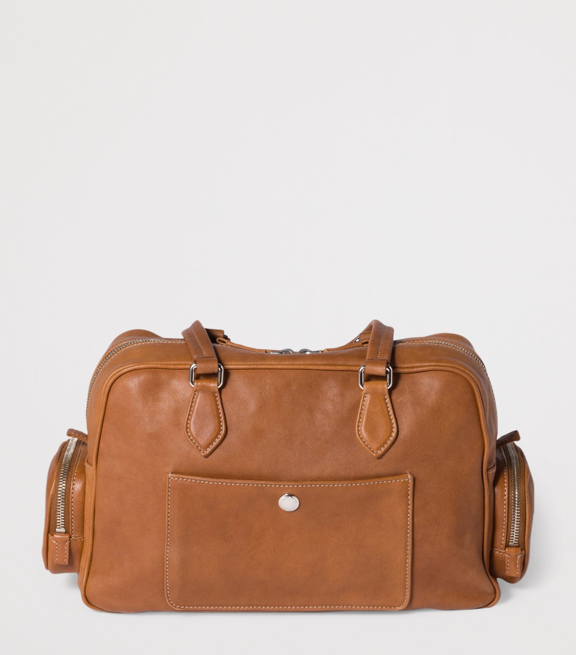 Nappa Leather Top-Handle Bag
