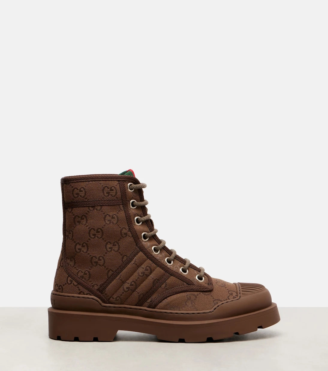 Gucci - GG Canvas combat boots