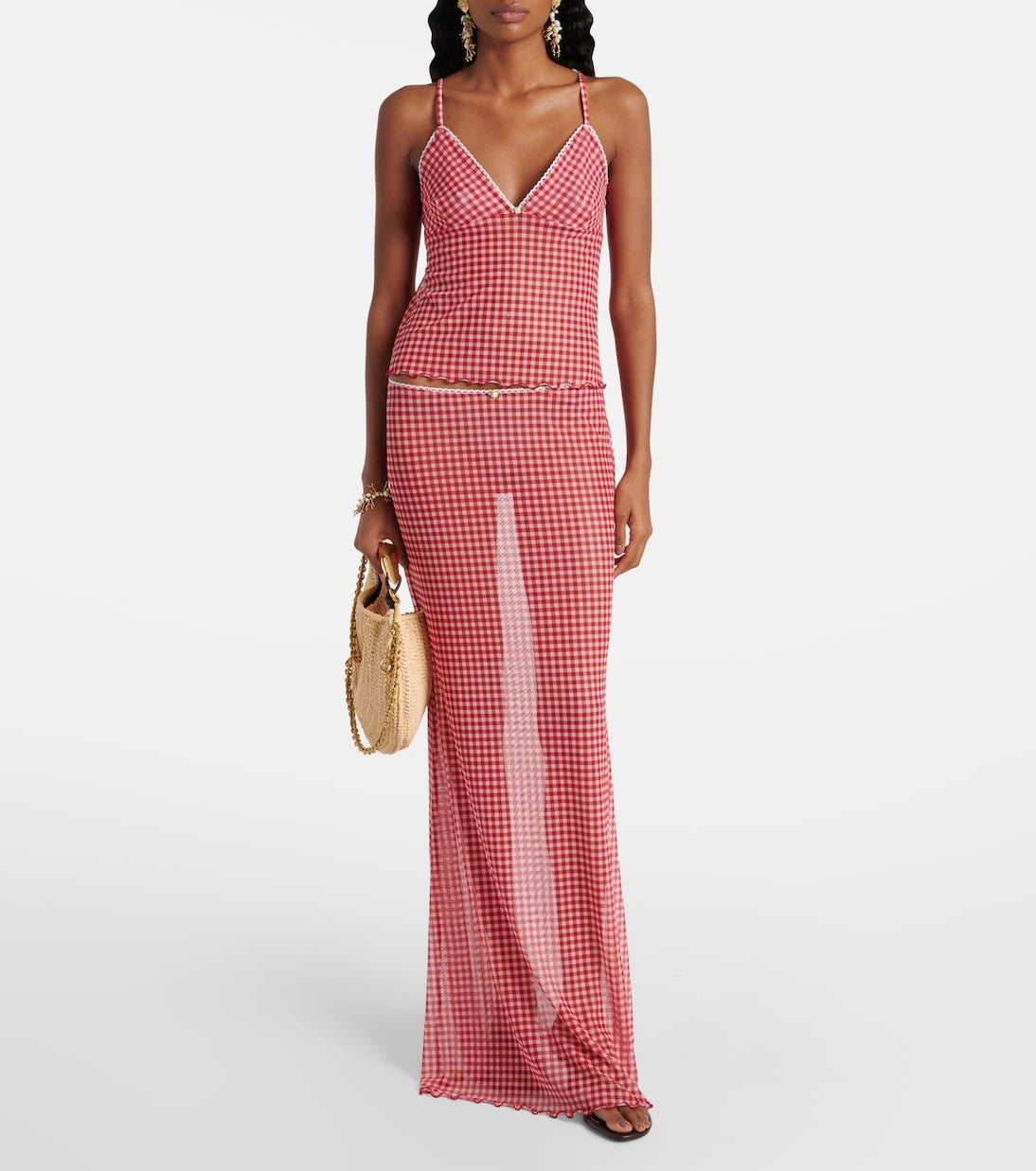Bananhot - Solay gingham tank top