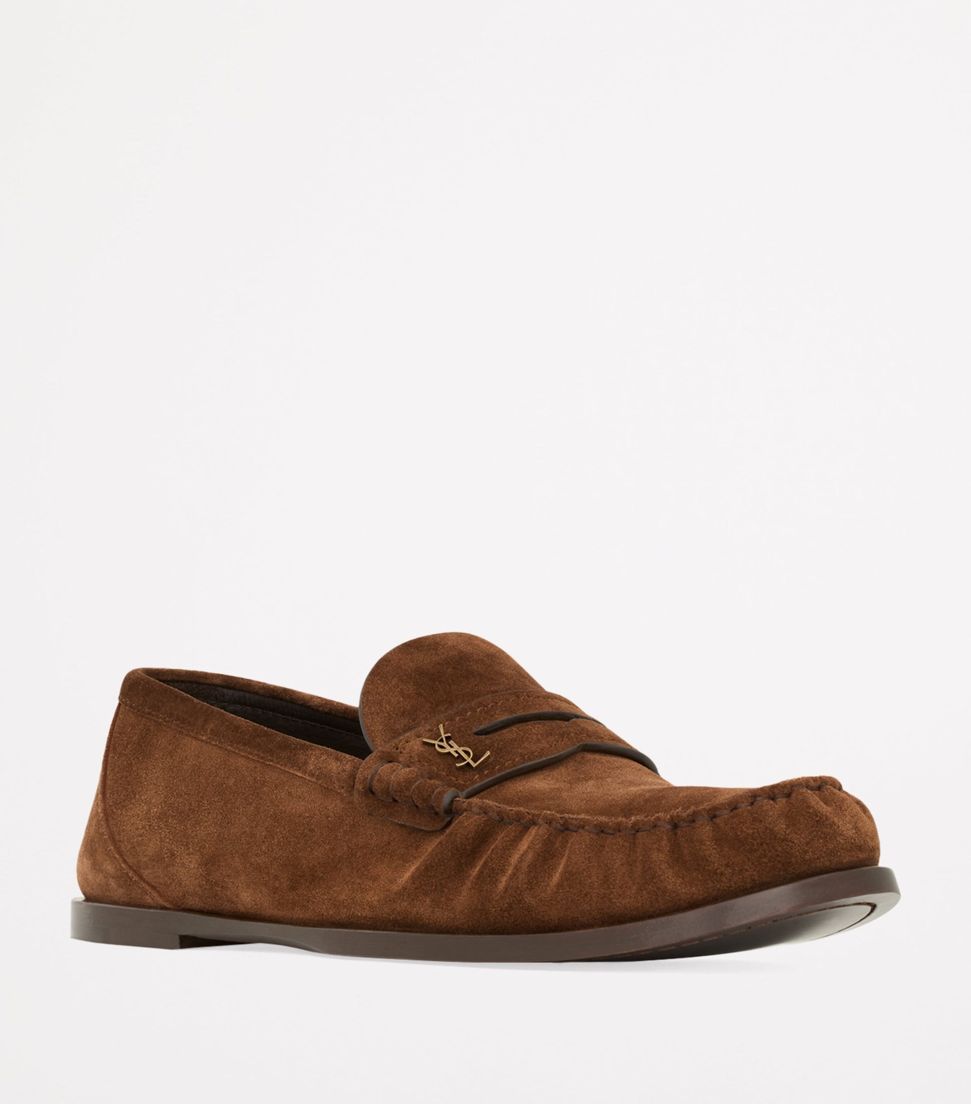 Suede Laurent Loafers