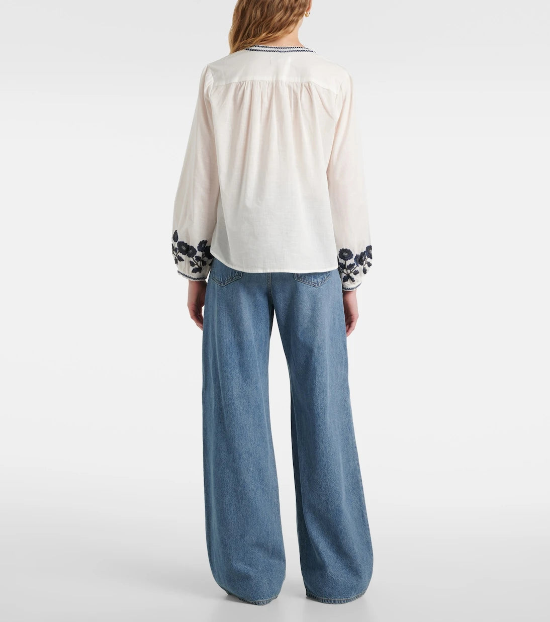 Velvet - Rahwa embroidered cotton blouse
