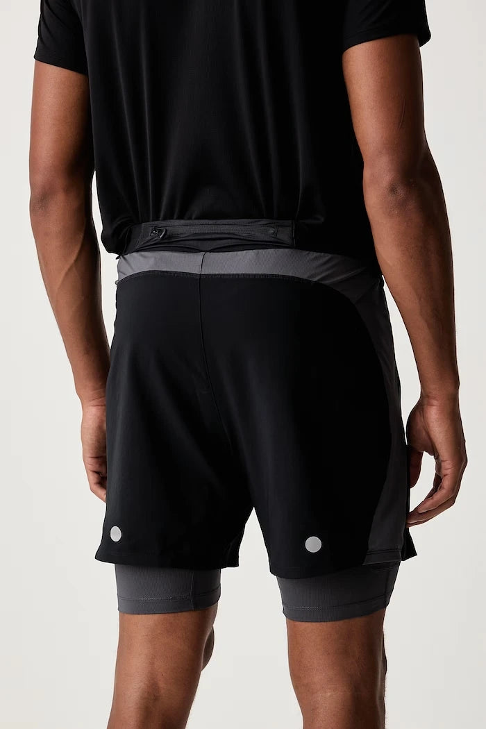 Asics erkek spor kısa şort ROAD 2-N-1 7IN SHORT