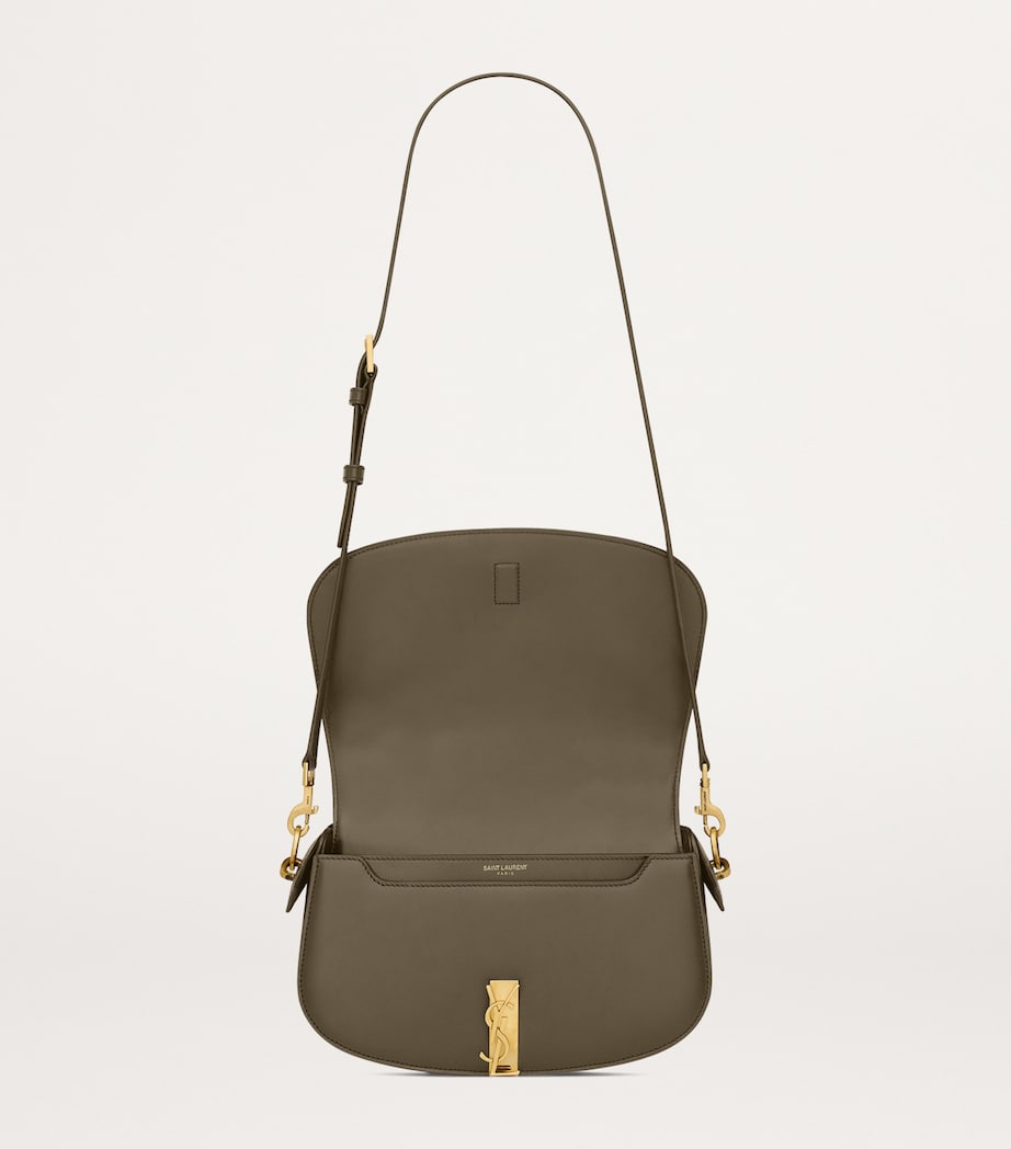 Green Calfskin New Voltaire Crossbody Bag