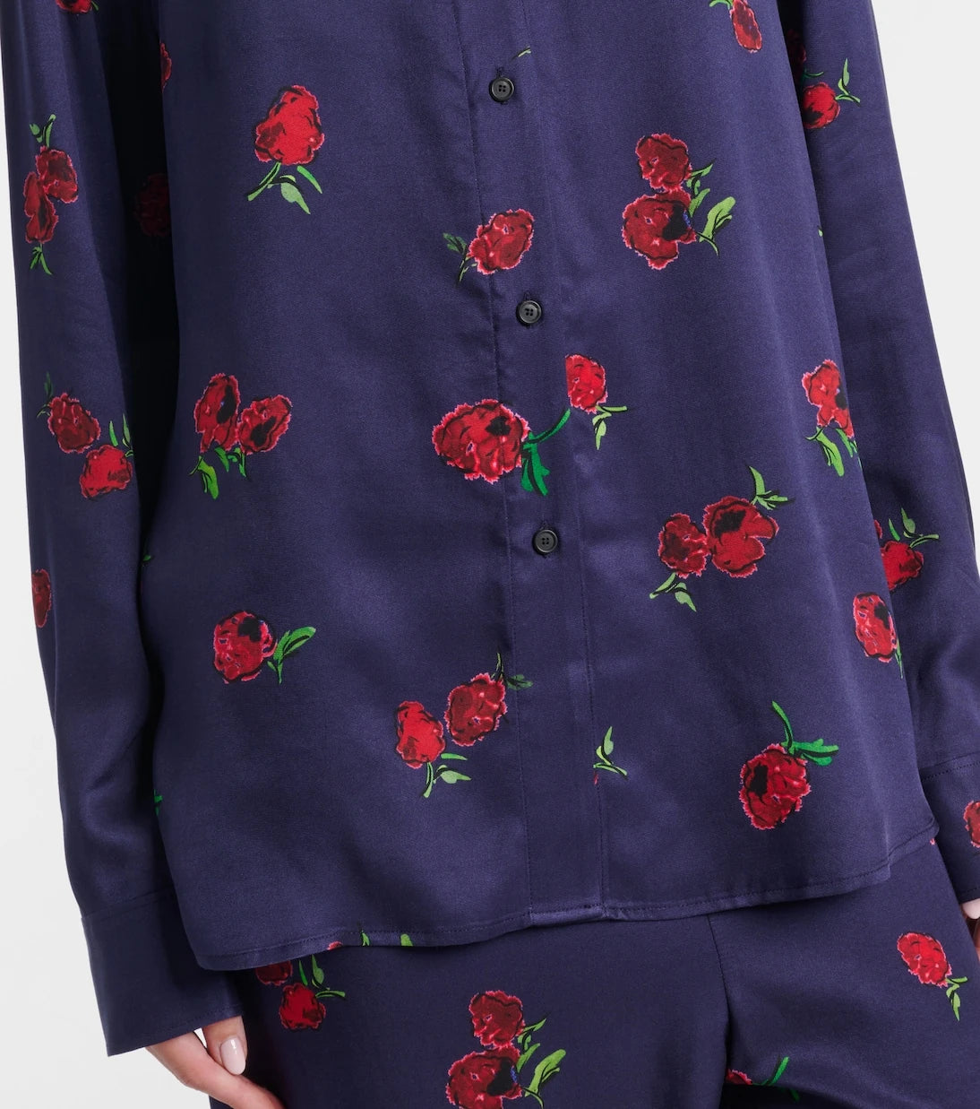 Khaite - Argo printed twill shirt