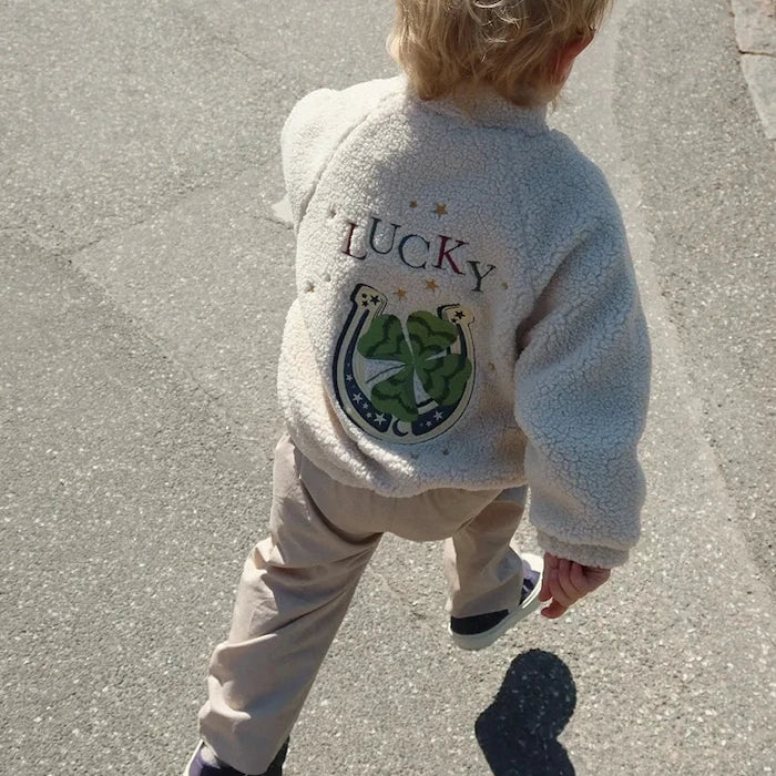 Детско яке Konges Sløjd JAZZ TEDDY JACKET GRS