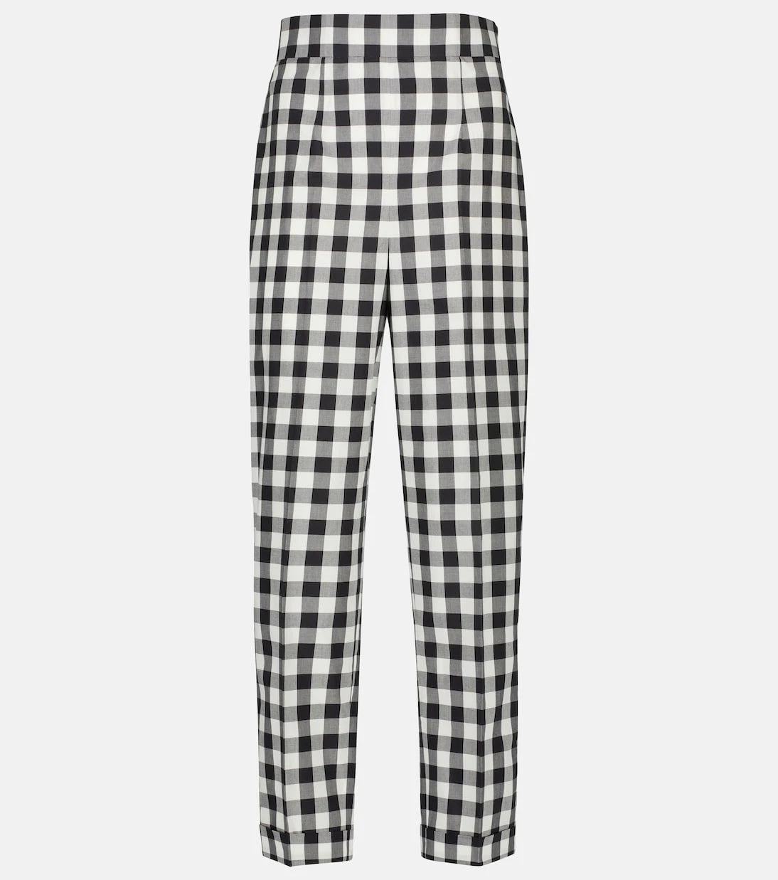 Miu Miu - Gingham high-rise cotton pants