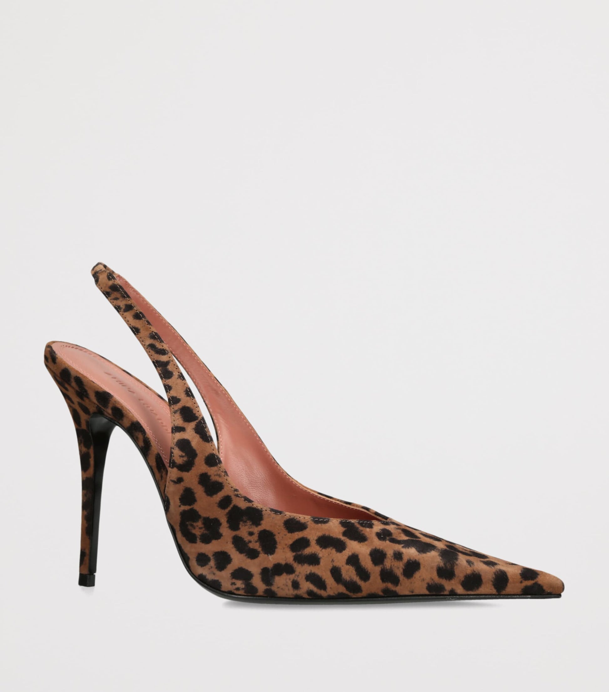 Suede Leopard Print Anok Slingback Pumps 105