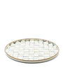 Sterling Check Round Tray (37cm)