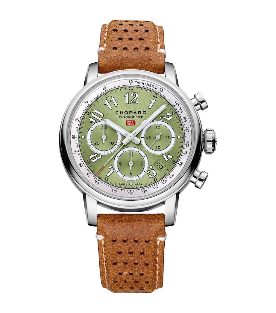 Lucent Steel Mille Miglia Chronograph Watch 40.5mm