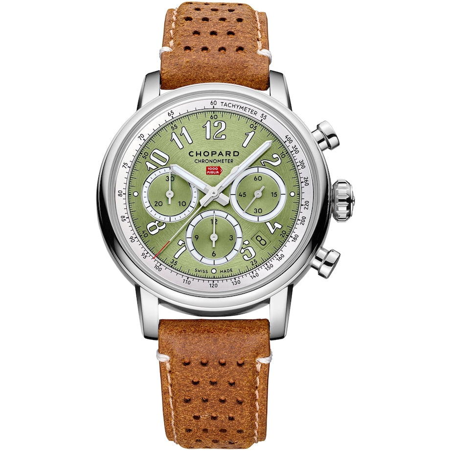 Lucent Steel Mille Miglia Chronograph Watch 40.5mm