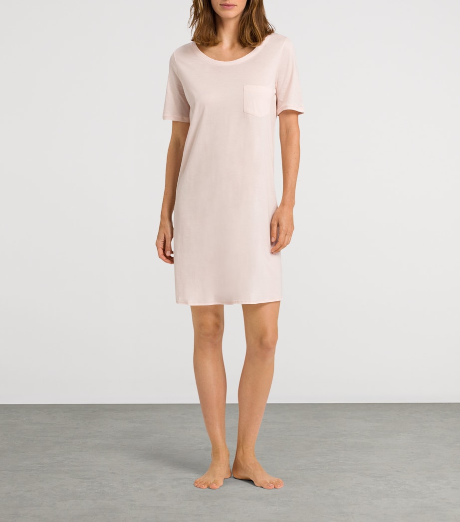 Hanro Neutral Cotton Deluxe Nightdress