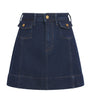 Blue Jannelle Denim Mini Skirt