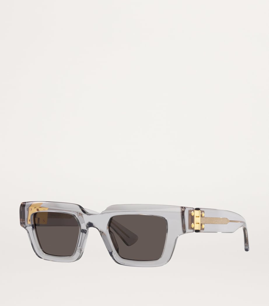 Blue Rectangular Sunglasses