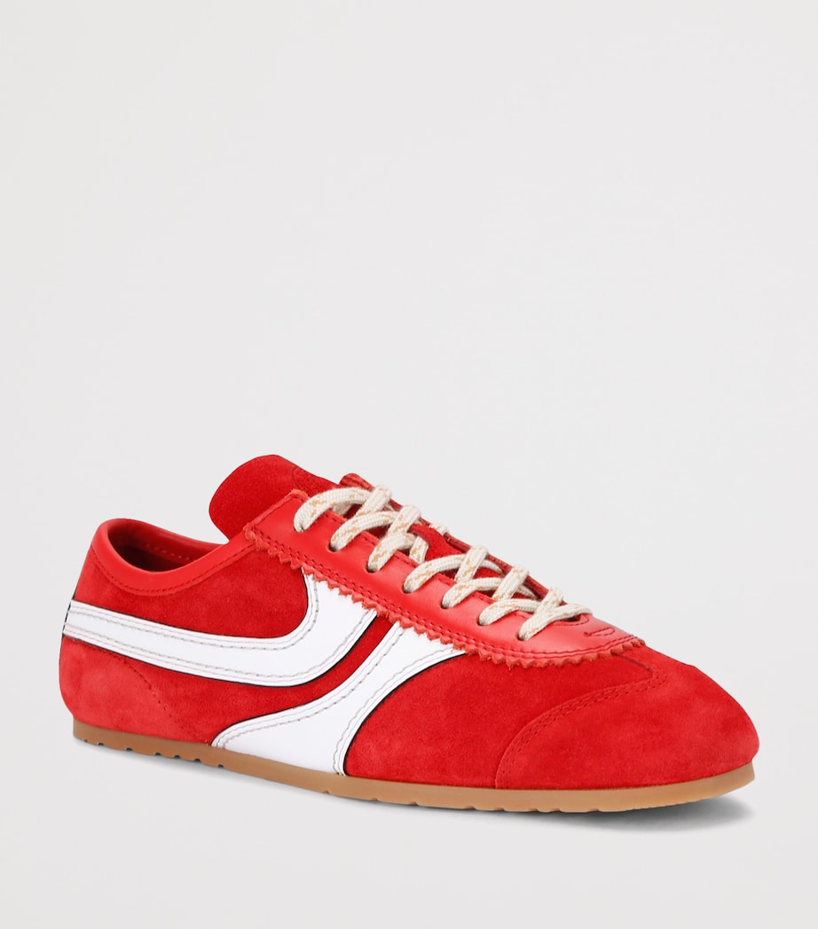 Red Suede Dustin Sneakers