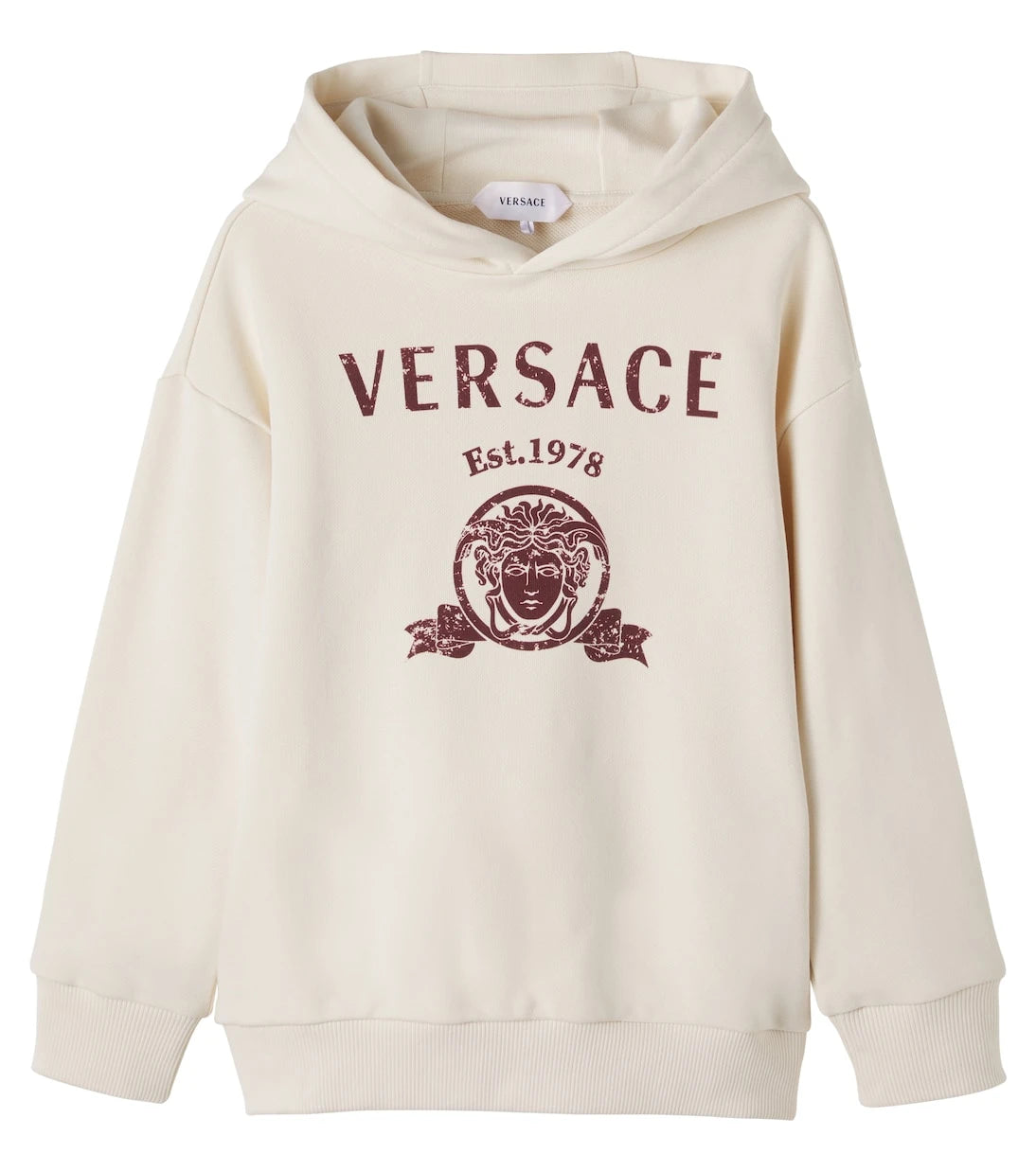 Versace Kids - Medusa printed cotton jersey hoodie