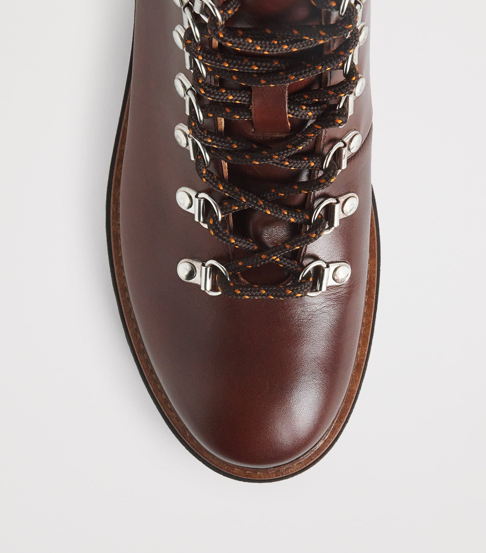 Weekend Max Mara Brown Leather Lace-Up Ankle Boots