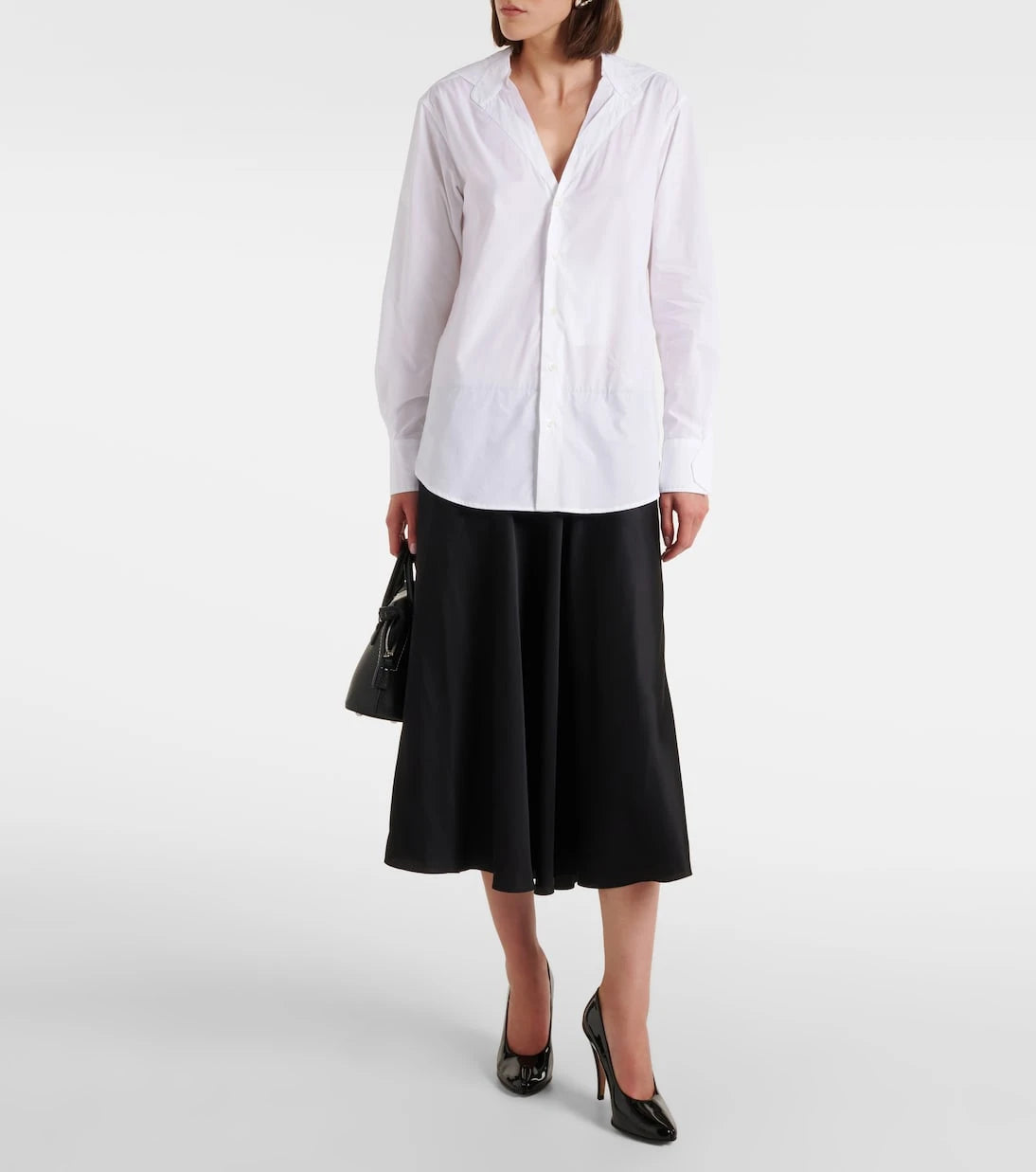 MM6 Maison Margiela - فستان ميدي قطني