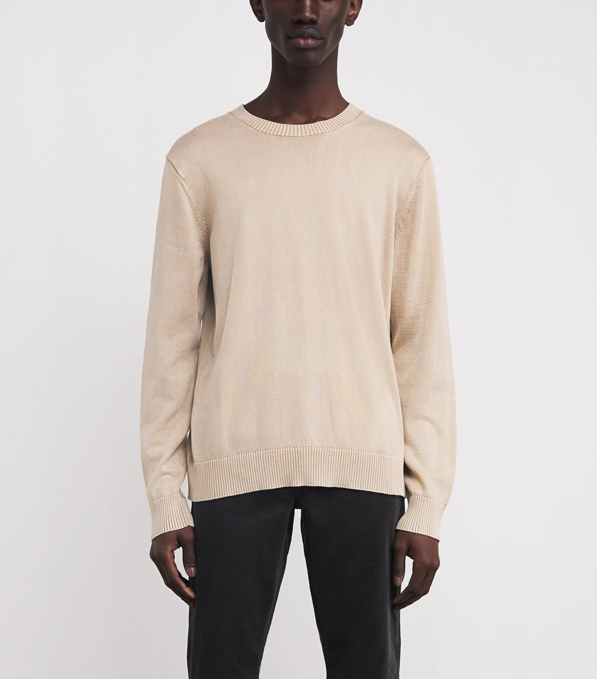 Beige Cotton Wildomar Sweater